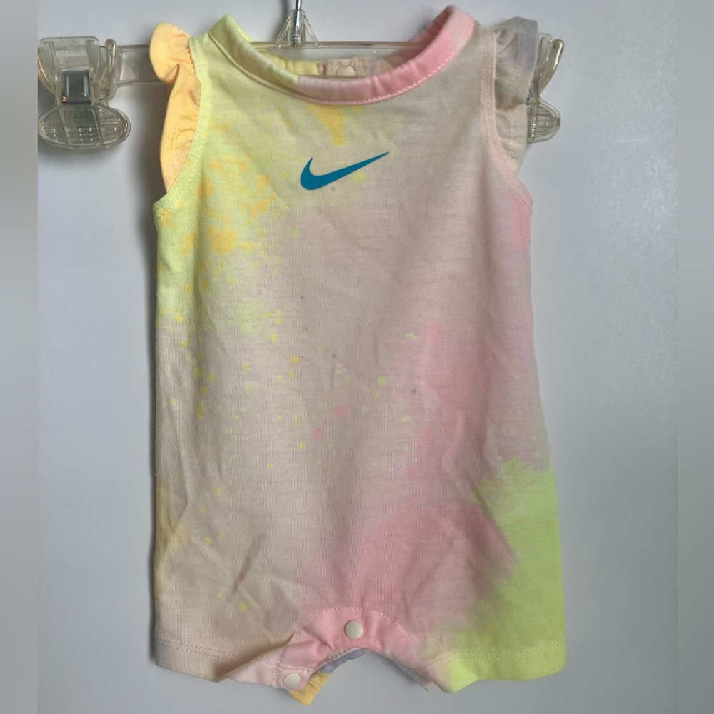 Newborn Nike Tie Dye Onesie